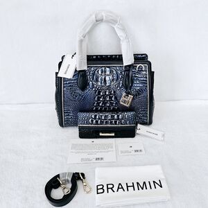 NWT Brahmin KYANITE HAVISHAM Small Finley w/Ady Wallet